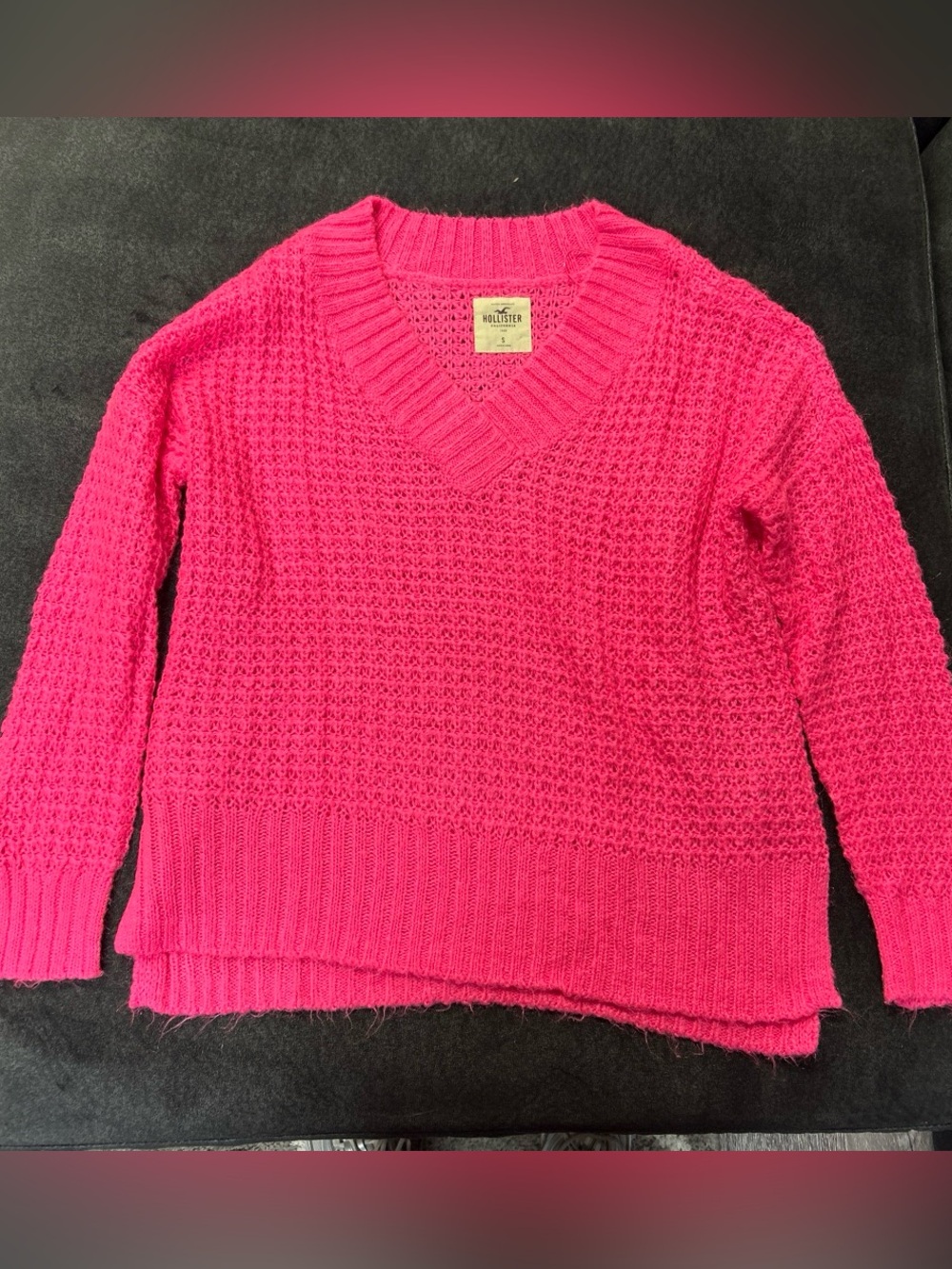 Hot Pink Hollister Knit Sweater